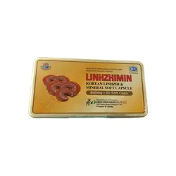 عصاره قارچ 60 عددی گانودرما لینژیمین کره ای اصل LINHZHIMIN