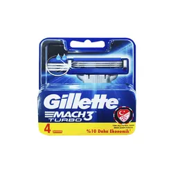 یدک تیغ اصلاح ژیلت 3 لبه Gillette Mach Turbo