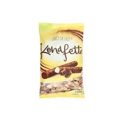 شکلات 1 کیلویی با رول و مغز کرم کاکائو روشن Roshen