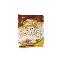 مانتی هاستل حاوی گوشت چرخ کرده و سویا 400 گرم Hastel
