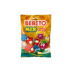 پاستیل میکس 80 گرمی ببتو Bebeto
