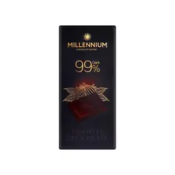 شکلات تخته ای تلخ 99% میلنیوم 100 گرمی Millennium