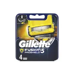 ژیلت 4 عددی یدک تیغ پنج لبه مدل Gillette Fusion Proshield