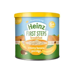 فرنی صبحانه کودک موز خامه ای 240 گرمی +6 هاینز Heinz