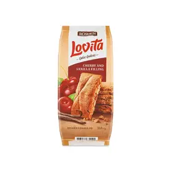 کوکی کیک با مغزی وانیل آلبالویی لاویتا روشن 168 گرمی Lovita