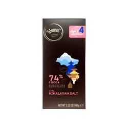 شکلات تخته ای 74 درصد با نمک هیمالیا واول 100 گرمی Wawel