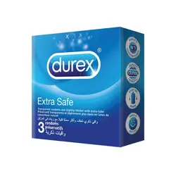 کاندوم بسته 3 عددی دورکس Durex Extra Safe
