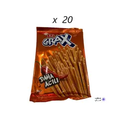 چوب شور فلفلی کراکس اتی crax 50g بسته 20 عددی