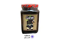 زیتون سیاه یک و نیم ( 1،5 ) کیلوگرمی لوراس Loras