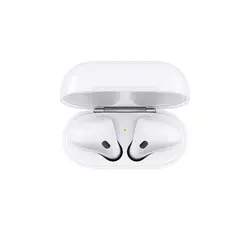 هدفون بی‌ سیم اپل مدل AirPods 2 همراه با محفظه شارژ