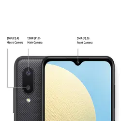 گوشی موبایل سامسونگ A02 - Samsung Galaxy A02 - رم ۳ - ظرفیت ۶۴