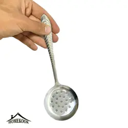 کفگیر استیل سوراخ دار کوچک