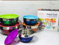 لگن درب دار استیل برند yyi