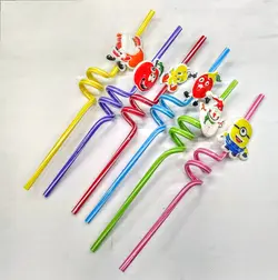 نی پیچی استیکر دار 6 عددی