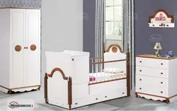 تخت خواب نوزاد دو منظوره مدل C141