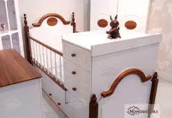 تخت خواب نوزاد دو منظوره مدل C141