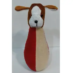 عروسک پولیشی بولینگی مدل سگ ابعاد 22x10x10cm