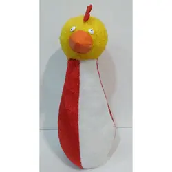 عروسک پولیشی بولینگی مدل مرغ ابعاد 22x10x10cm