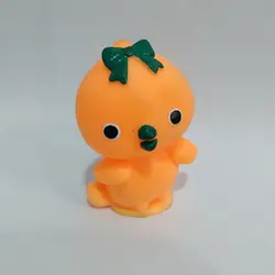 عروسک سوتک دار سیلیکونی طرح اردک ابعاد 8x5x4cm