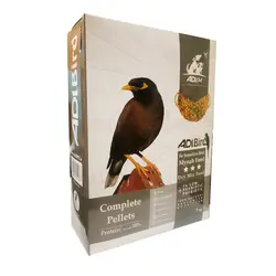 غذای خشک پرنده ادی پت ADIBird مخصوص مرغ مینا وزن 1 کیلوگرم