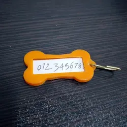 پلاک حیوانات مدل تگ اطلاعات تماس