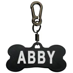 پلاک سگ طرح Abby