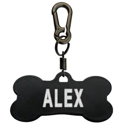 پلاک سگ طرح Alex
