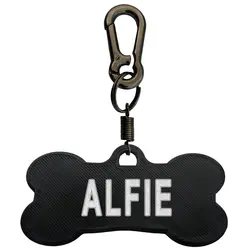 پلاک سگ طرح Alfie