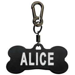 پلاک سگ طرح Alice