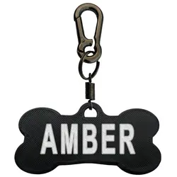 پلاک سگ طرح Amber