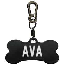 پلاک سگ طرح Ava