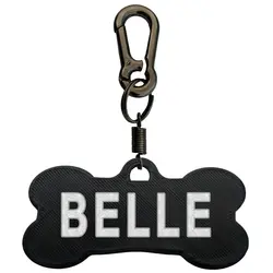 پلاک سگ طرح Belle