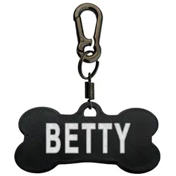 پلاک سگ طرح Betty