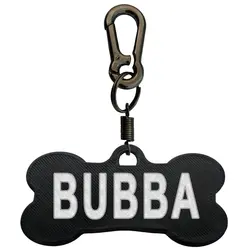پلاک سگ طرح BUBBA