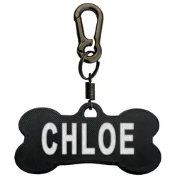 پلاک سگ طرح Chloe