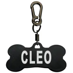 پلاک سگ طرح Cleo
