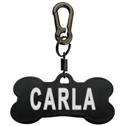 پلاک سگ طرح Carla