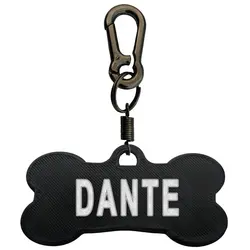 پلاک سگ طرح Dante