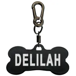 پلاک سگ طرح Delilah
