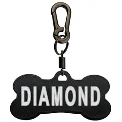 پلاک سگ طرح Diamond