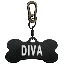 پلاک سگ طرح Diva