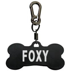 پلاک سگ طرح Foxy