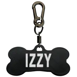 پلاک سگ طرح Izzy