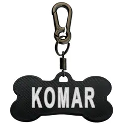 پلاک سگ طرح komar