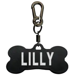 پلاک سگ طرح Lilly