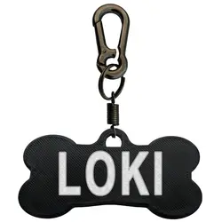 پلاک سگ طرح LOKI