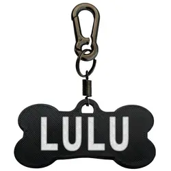 پلاک سگ طرح LULU