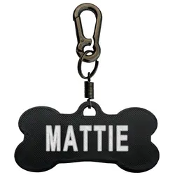 پلاک سگ طرح Mattie
