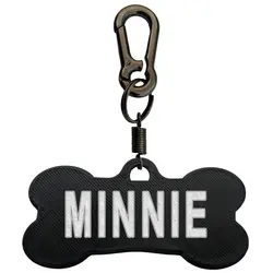پلاک سگ طرح Minnie