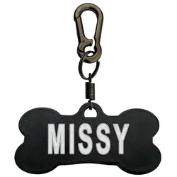 پلاک سگ طرح Missy
